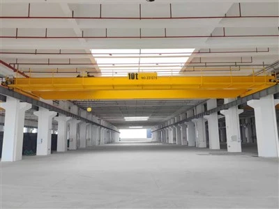 CATET 10 ton double girder overhead crane untuk pengangkatan berat