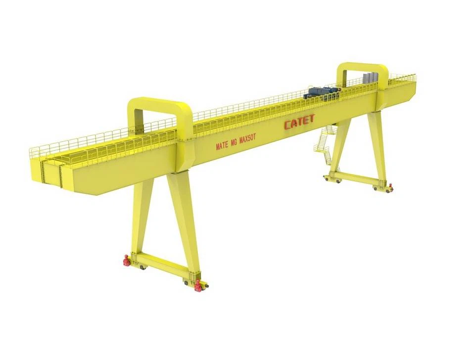 Outdoor Gunakan gantry girder gantry crane dengan hoist