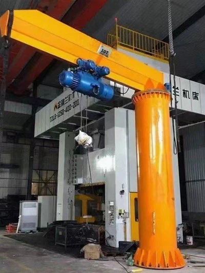 Apakah derek jib berdiri bebas dapat digunakan di pabrik kaca?