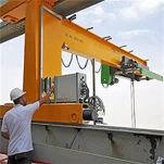 Jib Crane Bepergian di Dinding